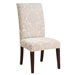 Classic Seating Center Match Fleur-de-lis Tapestry Dining Chair Slipcover