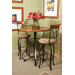 Cafe Hamilton Swivel Barstool in Matte Pewter/Bronze
