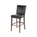 Bonded Leather 30.25" Barstool in Black
