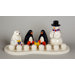 Ceramic Winter Theme Menorah