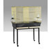 Tasha Bird Cage and Stand in Brass