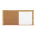 Cork & Remarkaboard Combinations - Bulletin Boards - Oak Frame 1' x 3'