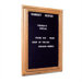 Navigator Center Series Combination Message Board - Oak