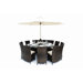 Dallas 9 Seater Round Dining Set