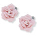Goldtone Ceramic Flower Earrings