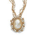 Goldtone Cameo Lucite Pendant/Necklace