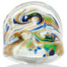 Multi-Colored Glass Ring