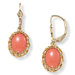 Simulated Coral Earrings