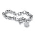 Diamond Accent Heart Charm Bracelet