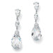 Cubic Zirconia Pierced Earrings