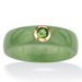 Jade and Peridot Ring