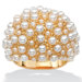 Simulated Pearl Cluster Dome Ring