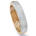 Round Cubic Zirconia Bangle Bracelet