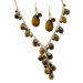 Tiger's-Eye Dangling Jewelry Set