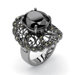 Black Cubic Zirconia Ring