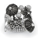 White Crystal Starfish Stretch Ring
