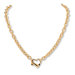 Free-Form Heart Curb Necklace