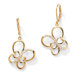 Cubic Zirconia Butterfly Openwork Drop Earrings