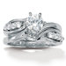 Cubic Zirconia Wedding Set