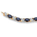 "X and O" Sapphire and Diamond Bracelet