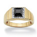 Men's Lab Created Sapphire Ring
