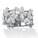 Platinum Diamond Butterfly Band