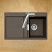 Horizon Series Universal Mount Single Bowl Sink with Drainer Board