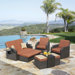 Sedona 4 Piece Deep Seating Group with Cushions