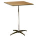 30" Square Pub Height Pedestal Table