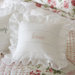 Kisses Embroidered Toss Pillow