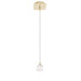 1 Light Krystall Round Pendant