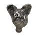Curiosities Pig Head Knob in Distressed Pewter Matte