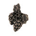 Fruits of Nature Grape Cluster Knob in Distressed Pewter Matte