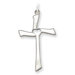 Sterling Silver Laser Designed Cross Pendant
