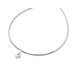 Sterling Silver Lemon Quartz and Diamond Slide Necklace
