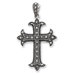 Sterling Silver Marcasite Cross Pendant