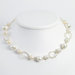 Sterling Silver White FW Cultured Pearl Necklace - 19 Inch- Lobster Claw