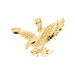 14k Yellow Gold Eagle Pendant16.75x26.5mm