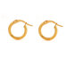 18k Yellow Gold Hoop Earrings
