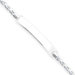 Sterling Silver Lobster Claw Childrens ID Bracelet