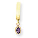 14K 6x4 Oval Bezel TummyToy Belly Ring
