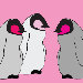 Animal - Baby Penguins Stretched Wall Art