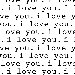 Imagination - 'I Love You' Stretched Wall Art
