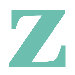 Letter - Lower Case 'z' Stretched Wall Art