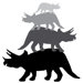 Animal - Tri Tower Stretched Wall Art