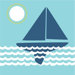 Things That Go - Sailing Stretched Wall Art