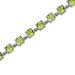 Eternally Magnificent Round Shaped Gemstone Bracelet in Sterling Silver