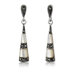 Refreshing Chic Dangling Conical Post Earrings in Sterling Silver