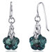 Florentine Cut 10.00 carats Alexandrite Fishhook Earrings Sterling Silver