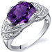 Classy Brilliance 3.50 Carats Cocktail Ring in Sterling Silver